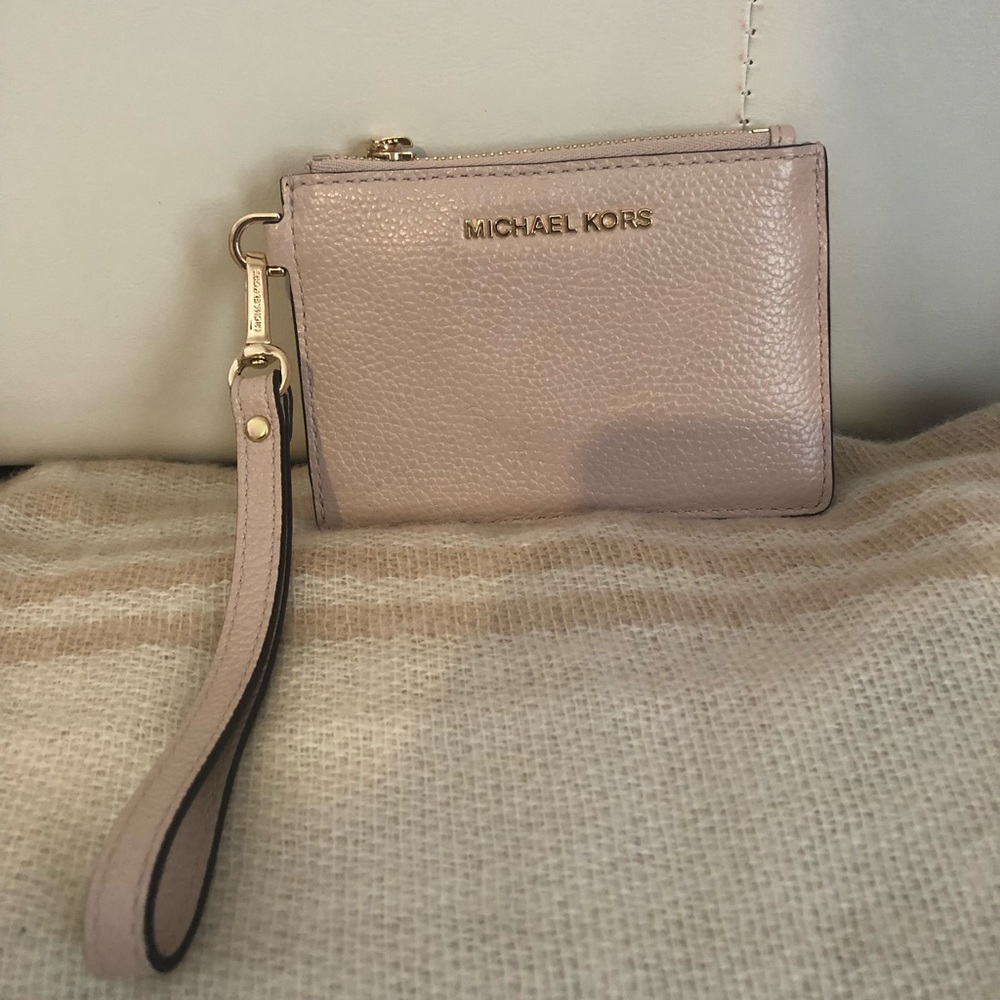MK card case wristlet